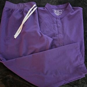 Figs High Waist Pants & Rafaela Oversized Top Scrubs Set